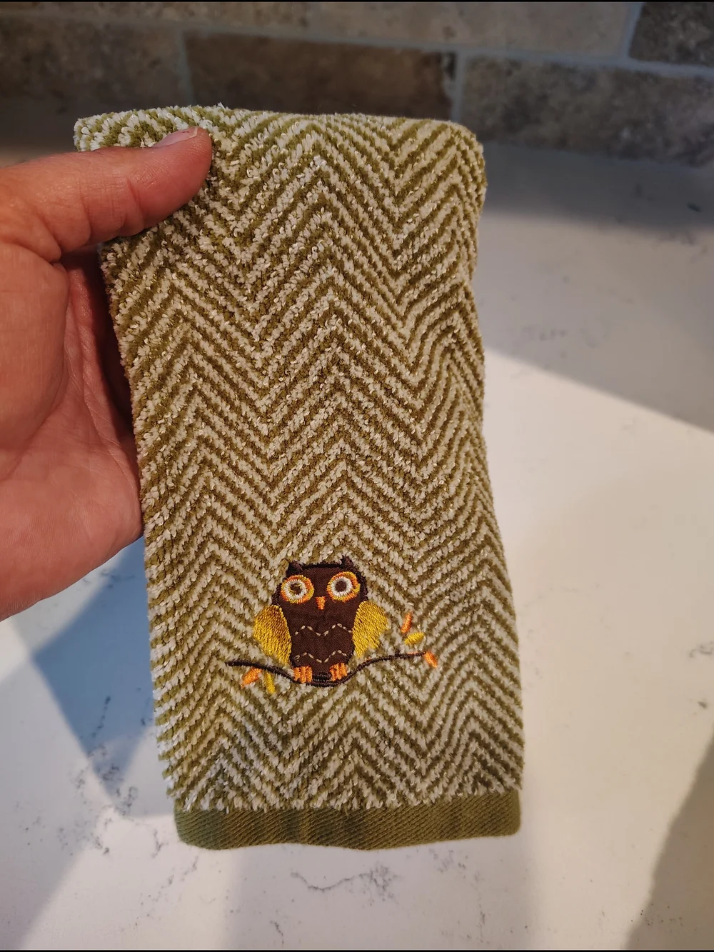Kids Blue Fox Hand Towel - Plush Kids Accessories